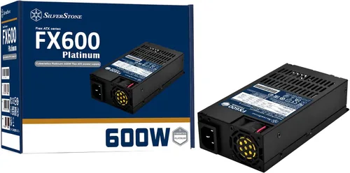Vista 19 de SilverStone Technology - Fuente de alimentación ATX flexible de 350 watts con cables fijos y 80 Plus Gold con conector PCIe de 6 pines