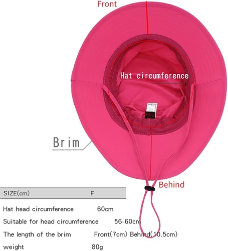 Vista 2 de LLmoway Sombrero ligero de safari para mujer, sombrero de pesca de secado rápido con correa fresca