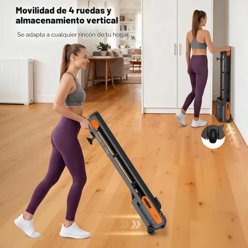 Vista 4 de Vitalwalk Walking Pad with Incline Portable Treadmills for Home Small Space