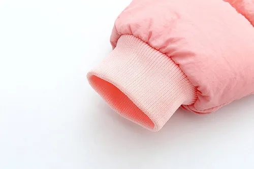 Vista 5 de Kelon Traje de nieve para bebé, ropa de invierno de algodón, mameluco de piel con capucha, abrigo cálido 3-24M