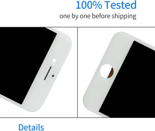 Vista 4 de Para iPhone SE 2022 Reemplazo de pantalla blanca, para iPhone SE 3 Pantalla LCD táctil Digitalizador Reemplazo de montaje completo digitalizador