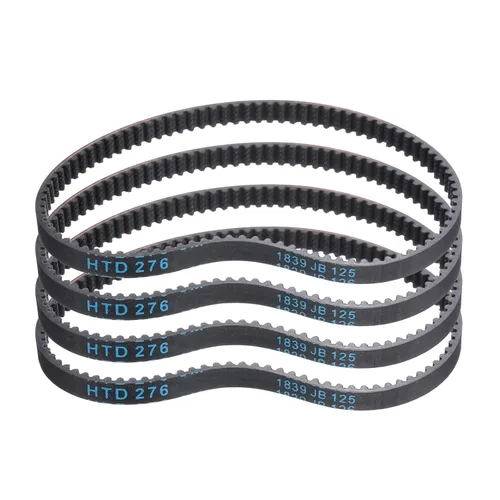 Vista 111 de uxcell 4 piezas HTD-3M Correa de Distribución de Goma 48 Dientes, Longitud de Paso 144mm x Ancho 6mm x Altura 2.4mm, Correa de Polea de Distribución