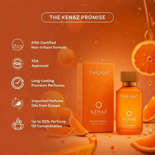 Vista 7 de Crepúsculo Fragancia unisex Perfume para hombre y mujer Nota superior cítrica Paquete de 3.4 fl oz 3.4 onzas Fragancia floral y afrutada