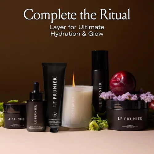 Vista 9 de Le Prunier Plum Cleanse Biome Balancing Cleansing Oil Aceite limpiador facial y removedor de maquillaje Lavado facial diario para pieles