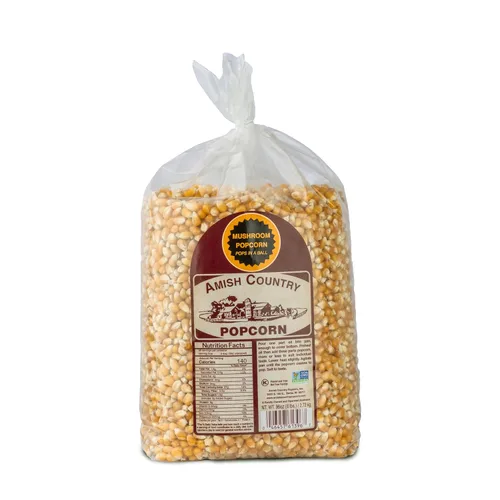 Vista 15 de Amish Country Popcorn Núcleos de hongos de 1 libra Anticuado, sin OMG y sin gluten (bolsa de 1 libra)