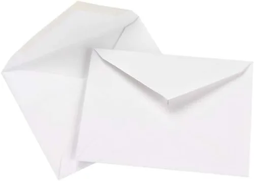 Vista 6 de Office Depot Sobres de invitación, 4 3/8 pulgadas x 5 3/4 pulgadas, blanco, paquete de 100, 12033
