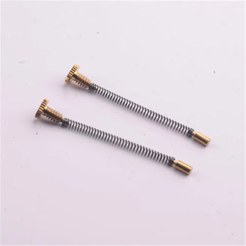 Vista 3 de BODYA 2 piezas de resorte de tornillo de pedernales para encendedor con placa base para encendedores de repuesto kit de reparación accesorios