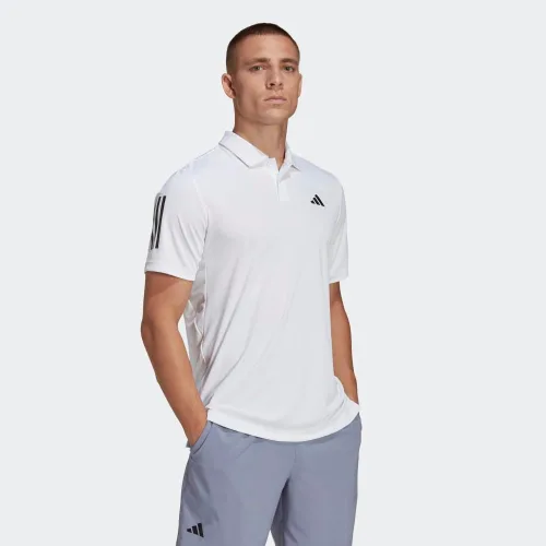 Vista 4 de adidas Polo de tenis Club de 3 rayas para hombre