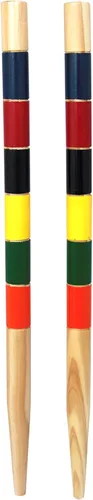 Vista 8 de Baden Champions juego de croquet con asas de agarre suave