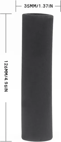 Vista 3 de Grip - Fundas de espuma antideslizantes universales antivibración, se adaptan a motocicletas deportivas duales, callejeras y todoterreno