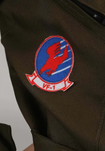 Vista 5 de Disfraz Deluxe de Traje de Vuelo Top Gun para Niños Multicolor