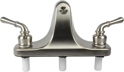 Vista 2 de Danco Grifo central para casa móvil de bañera/ducha de 8", níquel cepillado, 10883X