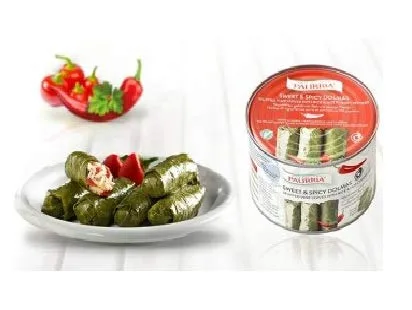 Vista 2 de Palirria Paquete de 2 Dolmas dulces y picantes de hojas de vid rellenas
