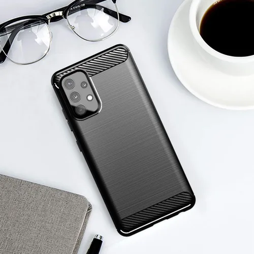 Vista 7 de Osophter Funda para Galaxy A32 4G, Samsung A32 4G con protector de pantalla, absorción de golpes, flexible de goma de poliuretano termoplástico
