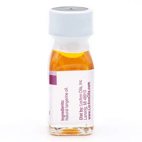 Vista 6 de LorAnn Aceite de Mandarina SS, Natural, 1 botella de dram (0.0125 fl oz - 0.1 fl oz - 1 cucharadita)