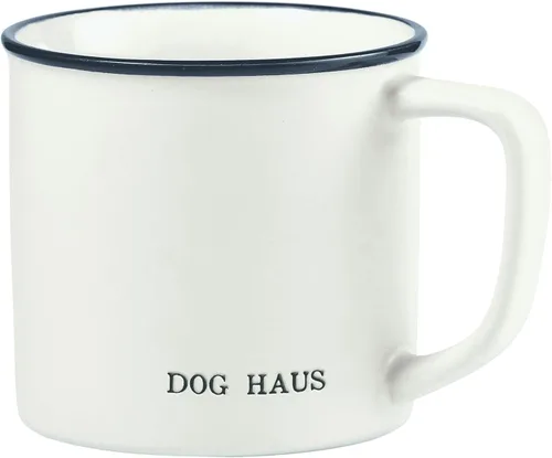 Vista 15 de Santa Barbara Design Studio Tazas de café en blanco y negro con diseños cara a cara, taza de cerámica, 16 onzas, 5 minutos más color fantasía