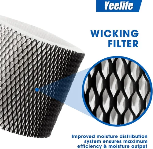 Vista 3 de Paquete de 4 filtros humidificadores HWF64 para filtro humidificador Sunbeam B, SCM1746, compatible con Holmes HM1730, HM1745, HM1746