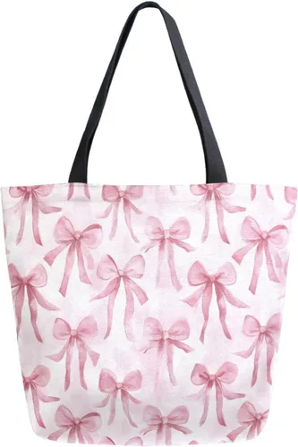 Vista 8 de SUABO Bolsa de asas de cocina reutilizable para comestibles, bolsa de compras de lona para exteriores Cactus