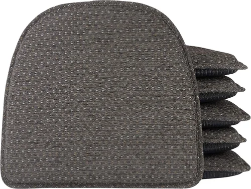 Vista 100 de Klear Vu Raindrop The Gripper - Cojines antideslizantes para silla, suaves y cómodos, almohadillas para asiento, almohadón para cocina, comedor u