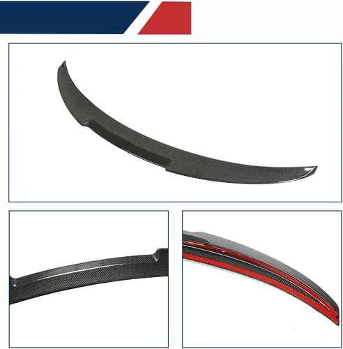 Vista 6 de Alerón de maletero de fibra de carbono para BMW Serie 4 G26 i4 Gran Coupé