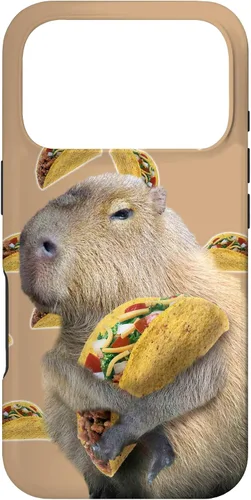 Vista 30 de Capybara Capybaras Eating Taco - Carcasa para iPhone 17