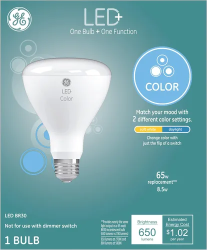 Vista 9 de GE Lighting Series GE - Altavoz LED de repuesto para interiores (luz blanca), color blanco