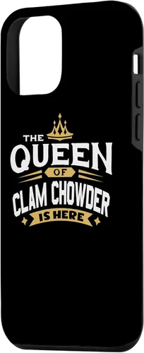 Vista 2 de iPhone 12 mini The Queen Of Clam Chowder Is Here Case
