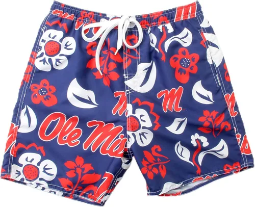 Vista 86 de Wes and Willy NCAA Traje de baño floral para hombre