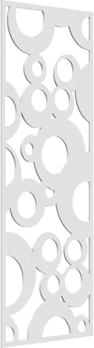 Vista 105 de 9 3/8"W x 24 3/8"H x 1/4"T Farwell Decorativos Paneles de Pared de Madera Calado, Hickory