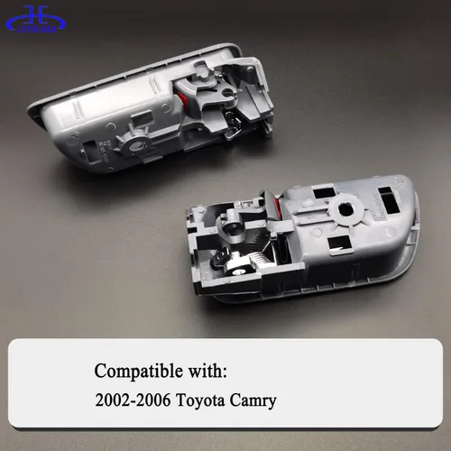 Vista 4 de 4 piezas de manijas interiores para puertas de Toyota Camry 2002 2003 2004 2005 2006, delanteras traseras izquierda del conductor y derecha del lado