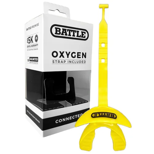 Vista 6 de Battle protector bucal con correa conectada, para labios, con oxígeno, 2.5