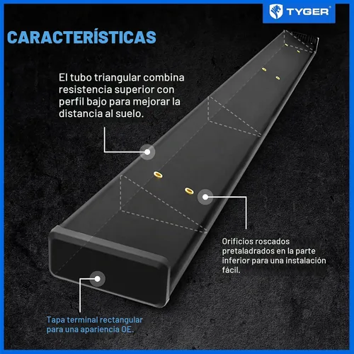Vista 7 de Tyger Auto Estribos elevadores de 6 pulgadas compatibles con Chevy Silverado GMC Sierra 1500 2019-2026; 2020-2026 2500 3500HD Crew Cab