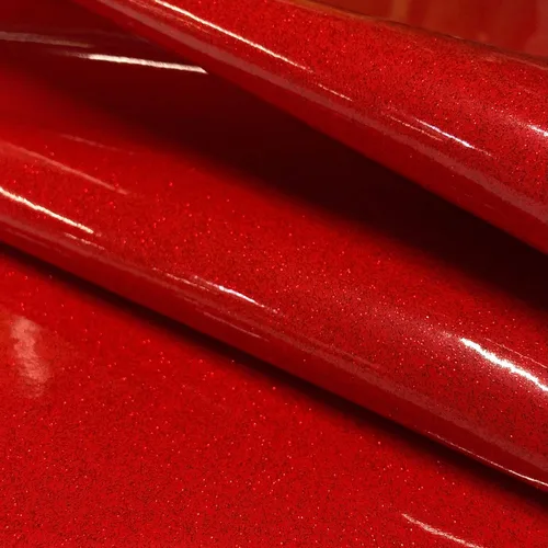 Vista 22 de Tela de vinilo brillante, hojas de piel sintética con purpurina suave, material brillante, ideal para hacer bolsas de tapicería, lazos para el pelo