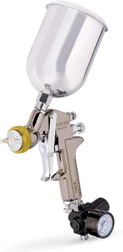 Vista 14 de NEIKO 31207A HVLP Mini pistola pulverizadora de aire con alimentación por gravedad Tamaño de boquilla de 0,4 pulgadas 125 cc