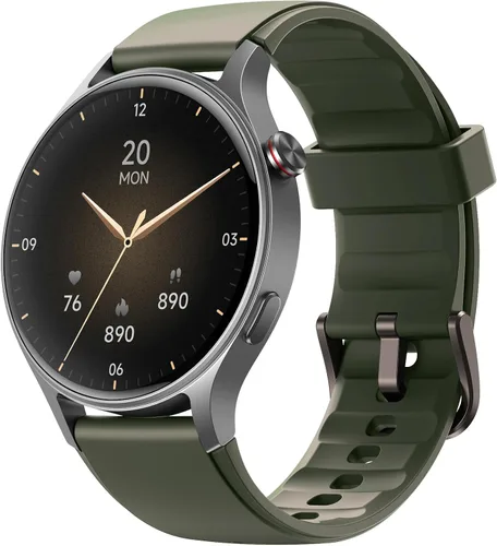 Vista 13 de Fitpolo Reloj inteligente para hombres y mujeres, pantalla táctil AMOLED de 1.3 pulgadas, rastreador de fitness, hacer/responder llamadas, monitor
