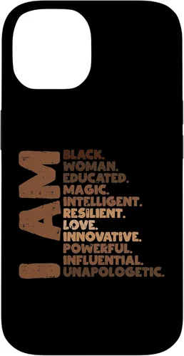 Vista 4 de I Am Black Woman Melanin Africa Pride History BHM Women Gift Case for iPhone 17