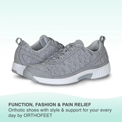 Vista 6 de Orthofeet Men's Orthopedic Knit Lava Sneakers