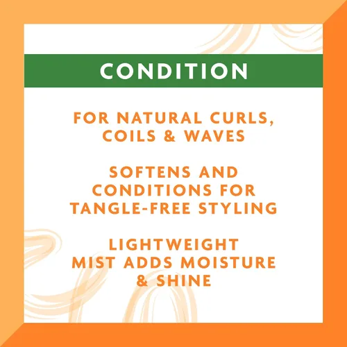 Vista 2 de Cantu Coil Calm Detangler con manteca de karité para cabello natural, 8 onzas líquidas