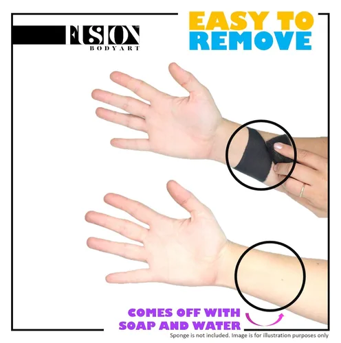 Vista 2 de Fusion Body Art Pintura facial profesional a base de agua de calidad profesional, Leanne's Lollipop de Leanne Courtney de 1.06 onzas (1.06 onzas)