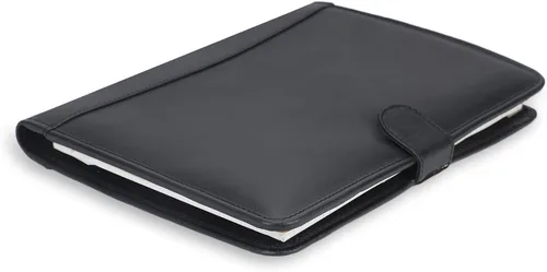 Vista 9 de Organizador de Portafolio de Bloc Legal de Cuero Carpeta de Cuaderno Ejecutivo Hecha a Mano Folio de Entrevista de Currículum de Cuero de Vaca