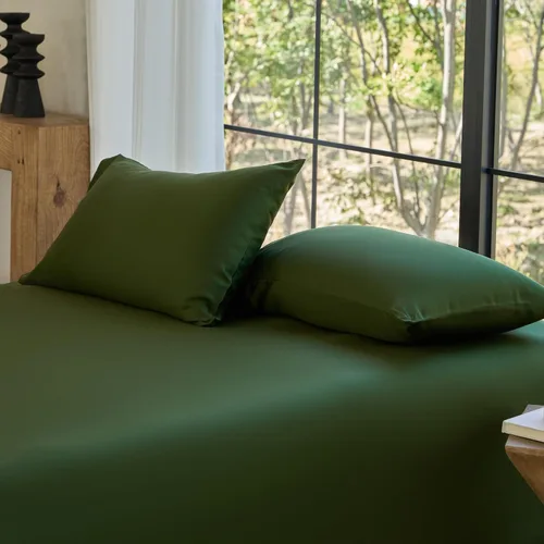 Vista 17 de Juego de fundas de almohada DOZ, 100% viscosa derivada del bambú, cultivada orgánicamente, extremadamente suave, sedosa, transpirable, refrescante