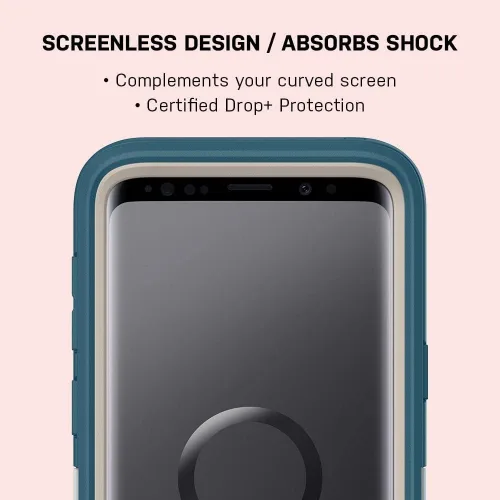Vista 7 de OtterBox Defender Series - Funda solo para Galaxy S9+ (solo funda), embalaje no minorista, nebulosa morada (orquídea vinosa/morado noche)