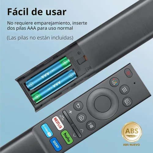 Vista 5 de 【Paquete de 2】 Reemplazo universal para Samsung-Smart-TV, control remoto para todos los televisores Samsung 2016-2026