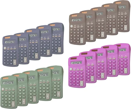 Vista 8 de Calculadora Básica de Doble Alimentación de 8 Dígitos para Escritorio (B, Juego de 30)