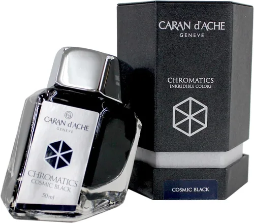 Vista 2 de Caran d'Ache Botella de tinta cromática de 1.7 fl oz - Cosmic Black