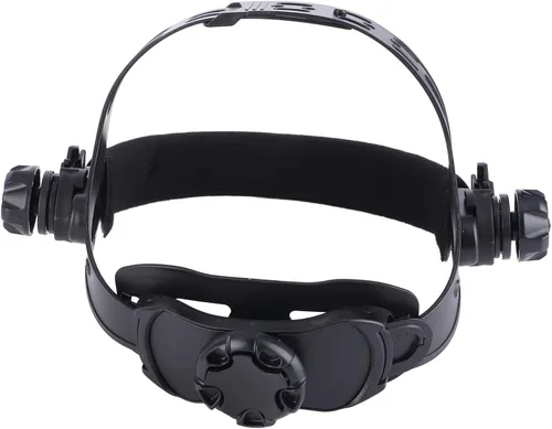 Vista 6 de Kit de diadema ajustable de repuesto para casco de soldadura ABS con acolchado que absorbe el sudor (negro)