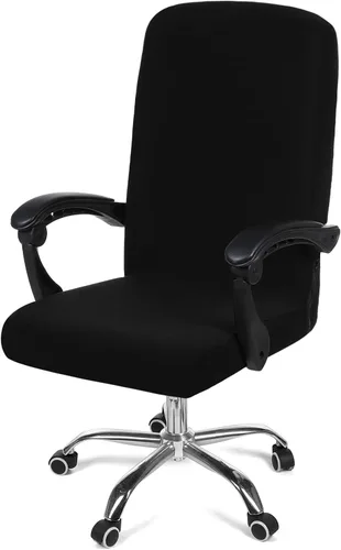 Vista 19 de Smiry fundas elásticas estampadas para silla de oficina de computadora, fundas universales para sillas giratorias de escritorio, extraíbles