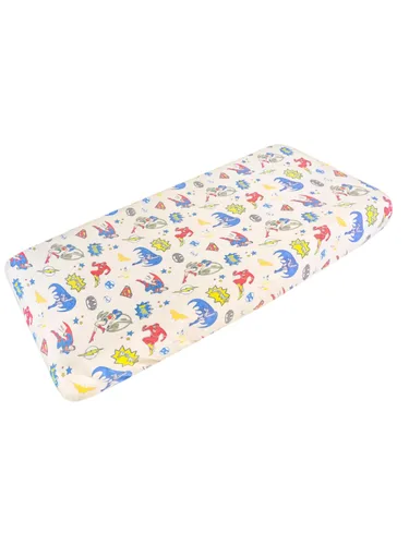 Vista 24 de Funda de punto prémium para cambiador de pañales "CoComelon" de Copper Pearl