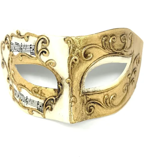 Vista 16 de Máscara de estilo steampunk para hombre, máscara de Mardi Gras, disfraz de Halloween, boda, fiesta, cosplay