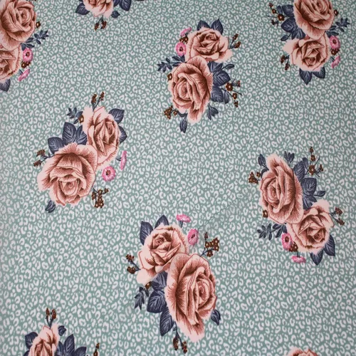 Vista 18 de Texco Inc - Tela de malla de encaje de poliéster elastano estampada de 60 pulgadas de ancho (3.53 oz/m²), ligera, elástica en 4 direcciones